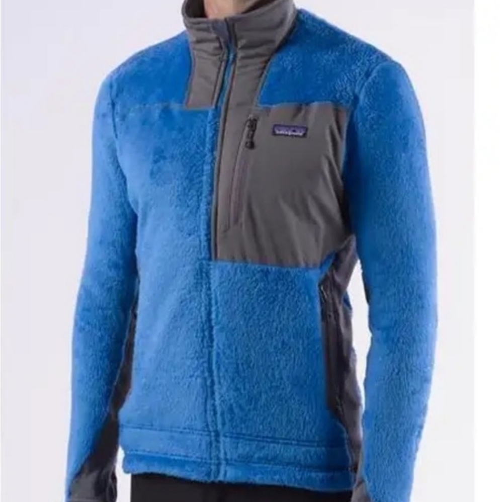 Patagonia R3 Hi-Loft Fleece Jacket Mens Size L Blue